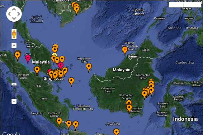 Piracy reported at Malaysia and Indonesia